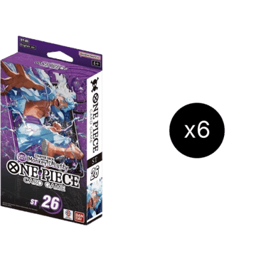 Starter Deck 26: PURPLE/BLACK Monkey.D.Luffy Display
