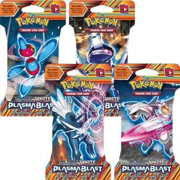 Plasma Blast Sleeved Booster Pack Art Bundle (Set of 4)
