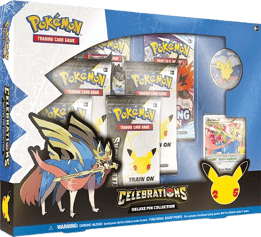 Celebrations Deluxe Pin Collection - Zacian LV. X