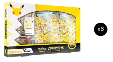 25th Anniversary Celebrations Pikachu V-Union Case