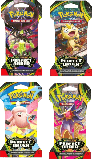 Perfect Order Sleeved Booster Pack Art Bundle (Set of 4)