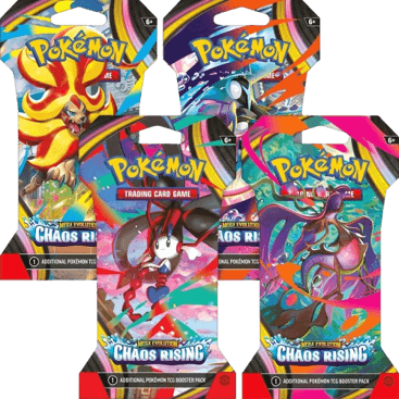 Chaos Rising Sleeved Booster Pack Art Bundle (Set of 4)