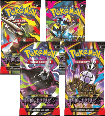 Pitch Black Booster Pack Art Bundle (Set of 4)