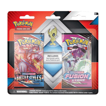 2 Booster Packs & Celebi Collector's Pin