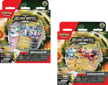 Deluxe Battle Deck: Miraidon ex/Koraidon ex (Set of 2)