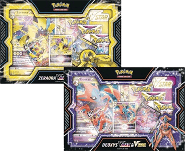 Deoxys/Zeraora VMAX & VSTAR Battle Box (Set of 2)