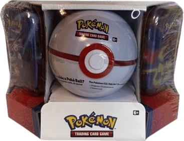 Pokémon - Poké Ball Tin + 2 Kanto Power Mini Tins - Premier Ball