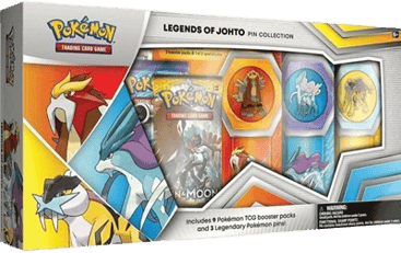 Legends of Johto Pin Collection