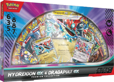 Hydreigon ex & Dragapult ex Premium Collection