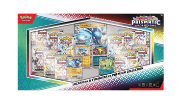 Prismatic Evolutions Lucario ex & Tyranitar ex Premium Collection (Sam's Club)