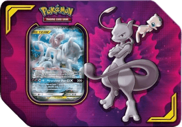 Unified Minds Power Partnership Tin - Mewtwo & Mew GX