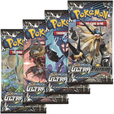 Ultra Prism Booster Pack Art Bundle (Set of 4)