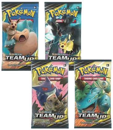 Team Up Booster Pack Art Bundle (Set of 4)