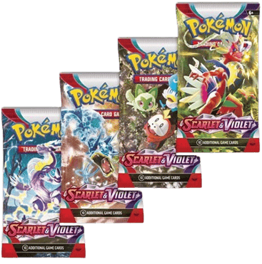 Scarlet & Violet Booster Pack Art Bundle (Set of 4)