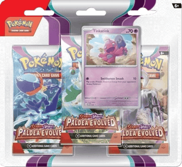 Paldea Evolved 3-Pack Blister - Tinkatink