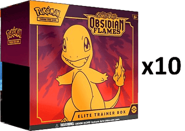 Obsidian Flames Elite Trainer Box Case