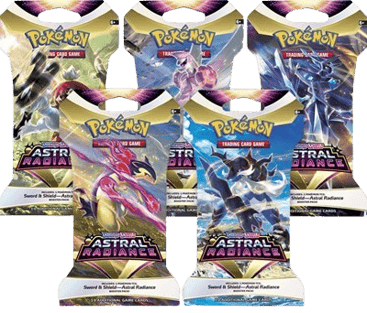 Astral Radiance Sleeved Booster Pack Art Bundle (Set of 5)