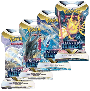 Silver Tempest Sleeved Booster Pack Art Bundle (Set of 4)