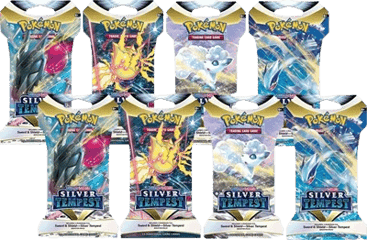 Silver Tempest Sleeved Booster Pack Bundle (Set of 8)