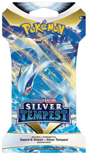Silver Tempest Sleeved Booster Pack