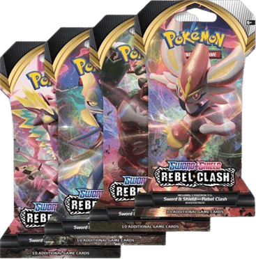 Rebel Clash Sleeved Booster Pack Art Bundle (Set of 4)