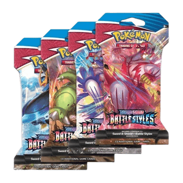 Battle Styles Sleeved Booster Pack Art Bundle (Set of 4)