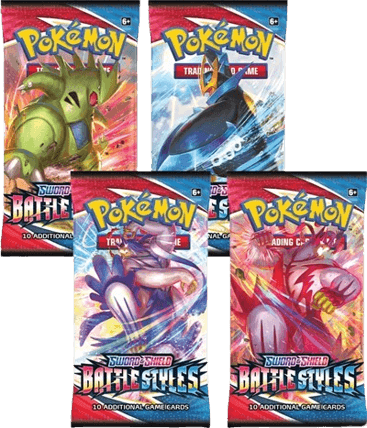 Battle Styles Booster Pack Art Bundle (Set of 4)