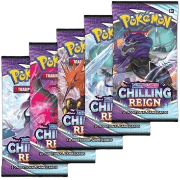 Chilling Reign Booster Pack Art Bundle (Set of 5)