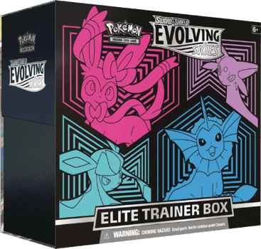 Evolving Skies Elite Trainer Box - Glaceon/Vaporeon/Sylveon/Espeon