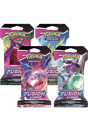 Fusion Strike Sleeved Booster Pack Art Bundle (Set of 4)