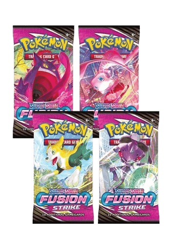 Fusion Strike Booster Pack Art Bundle (Set of 4)