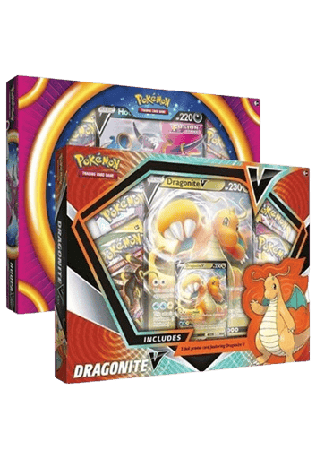 Fusion Strike Hoopa V Box / Dragonite V Box (Set of 2)