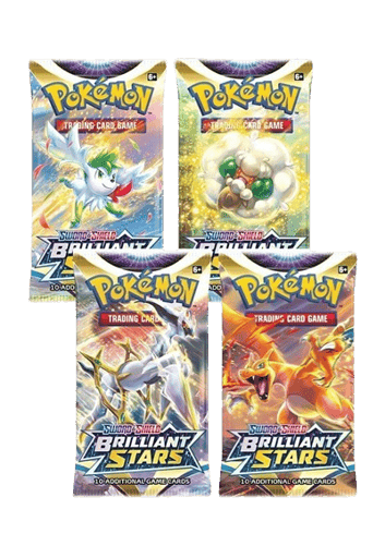 Brilliant Stars Booster Pack Art Bundle (Set of 4)