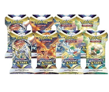 Brilliant Stars Sleeved Booster Pack Art Bundle (Set of 8)