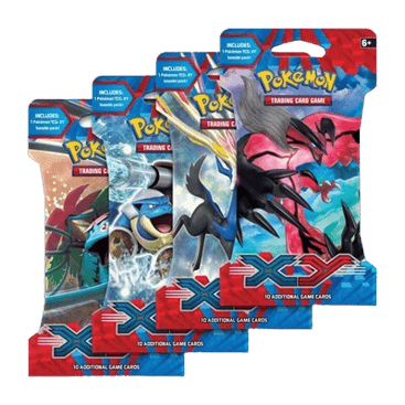 XY Sleeved Booster Pack Art Bundle (Set of 4)