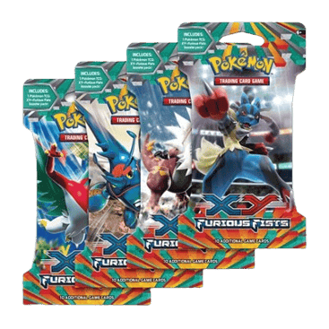 Furious Fists Sleeved Booster Pack Art Bundle (Set of 4)