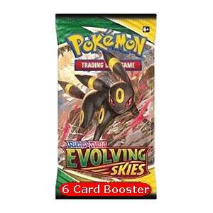 Evolving Skies Booster (6 Cards)