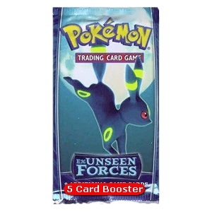 EX Unseen Forces Booster (5 Cards)